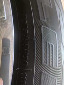 Rims and tires P275/55/R20