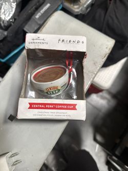 Hallmark FRIENDS “Central Perk” Coffee Cup Ornament (New in Box