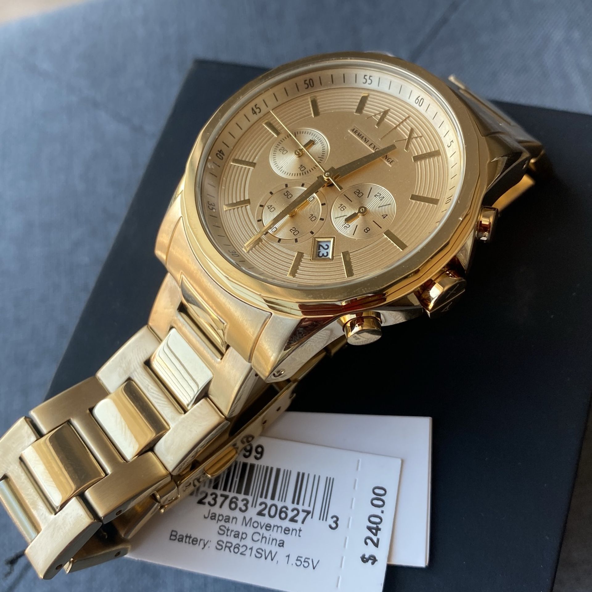 Brand New Designer Watch Gold (Warranty)