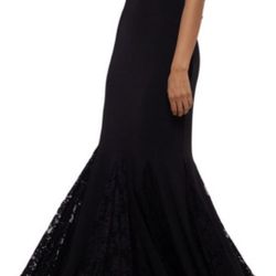 Black MERMAID Dress GOWN SIZE 10