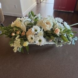 12 clear acrylic rectangular centerpieces 