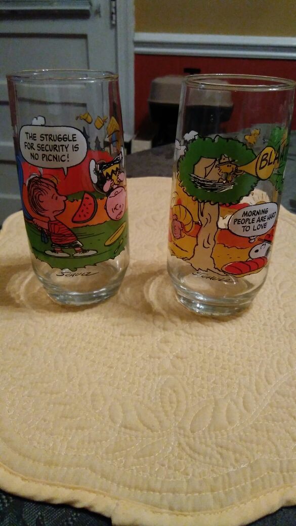 Camp Snoopy collection glasses (McDonald's)