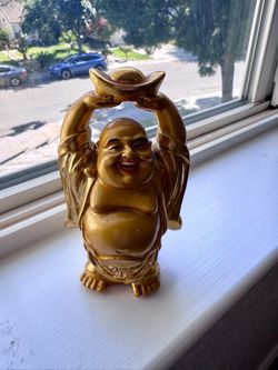 Golden Laughing Buddha 