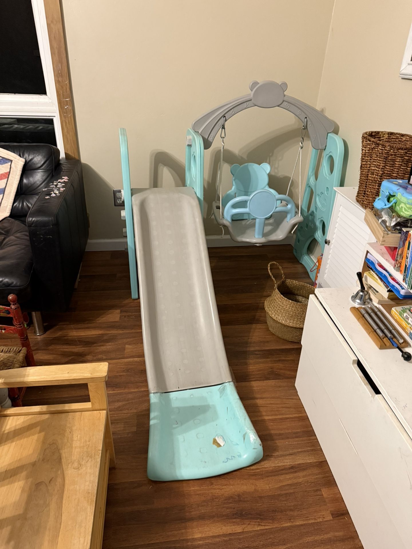Toddler Slide And Swing Set Was