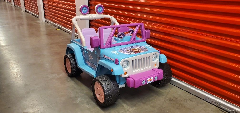 Frozen Jeep Wrangler Disney Frozen Toy Car Buy Disney Frozen Jeep