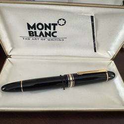 Montblanc 149 Medium tip Fountain Pen “The Diplomat Size “ $499 Firm 14c Nib Around 1970’s-80’s