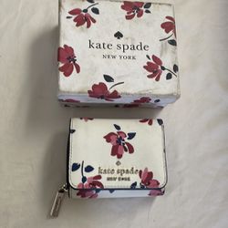 Kate Spade Floral Trifold Wallet