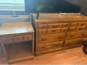 Brown dresser side storage free
