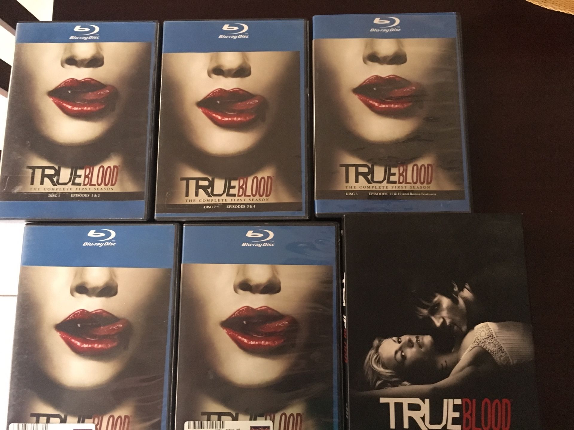 True Blood DVD season's 1,2,3