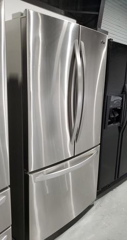 LG 3-Door Stainless Steel Fridge
