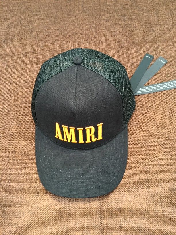 AMIRI Orange Letter Black Hat
AMIRI Core Logo Trucker Hat Black/Orange
