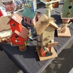 Repurposed Bird Houses