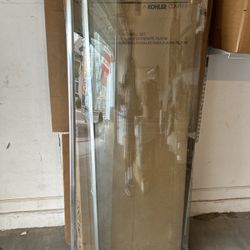 38 in. W x 70 in. H Round Sliding Framed Corner Shower Enclosure in Chrome with Clear Glass 