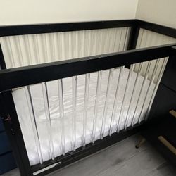Crib and changing table