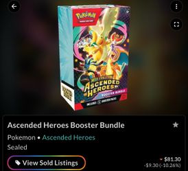 Pokemon Ascended Heroes Booster Bundle