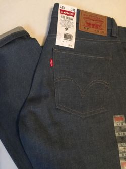 Levis 511. 34 x 30. Skinny. Rigid Blue. *NEW!*
