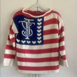 I Twin-Set Milano Nautical Wool Alpaca Blend Sweater 