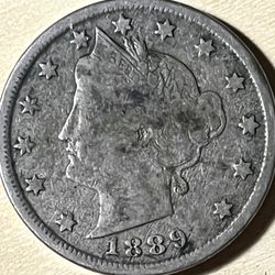 1889 Liberty Nickel