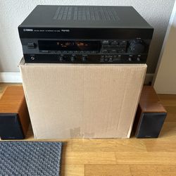 Yamaha Stereo Receiver And Teac Speakers 