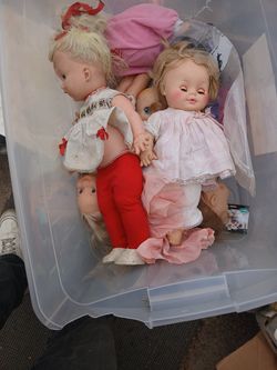 Dolls nick nacks toys records