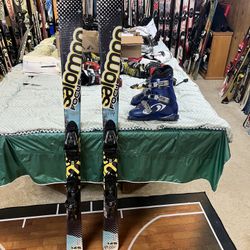 Salomon 145 Ski Package With Boots And Bindings 