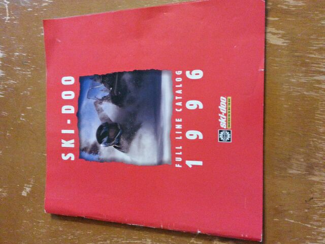 Full Line Catalog for 1996 SkiDoo Snowmobile