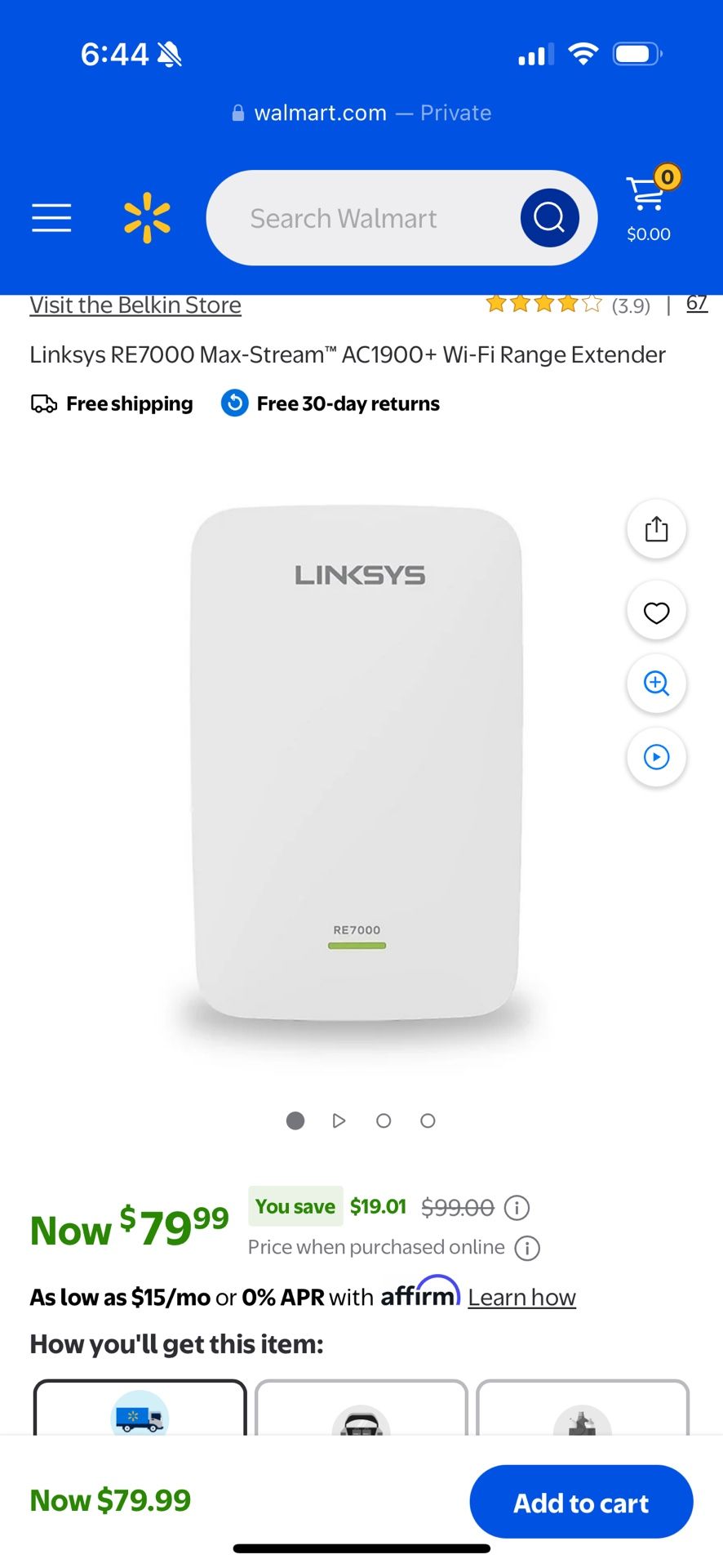 Linksys Re7000 WiFi Extender