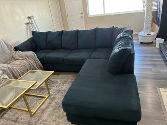 Navy Blue Couch