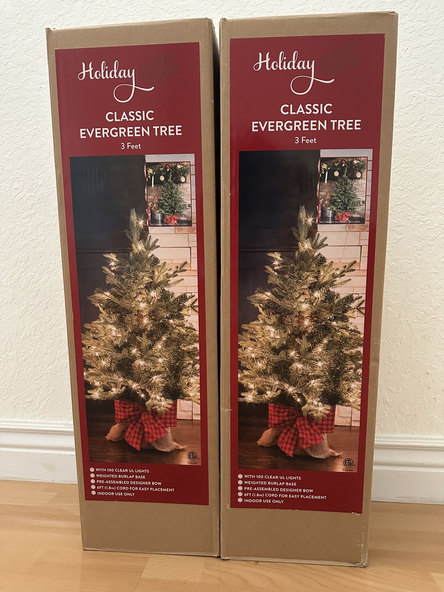 Set of Christmas Three 3 Ft Tall