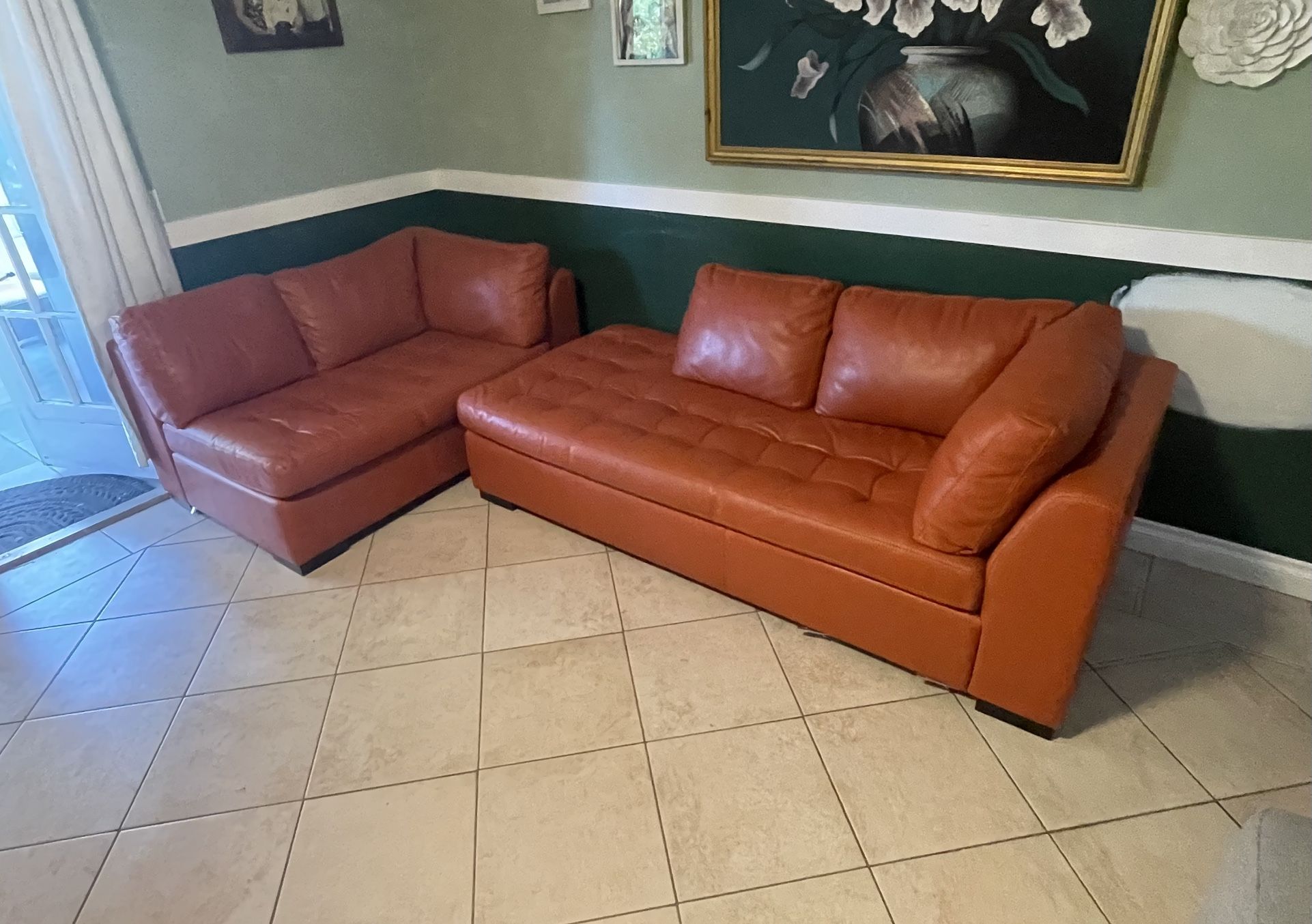 Leather Couches