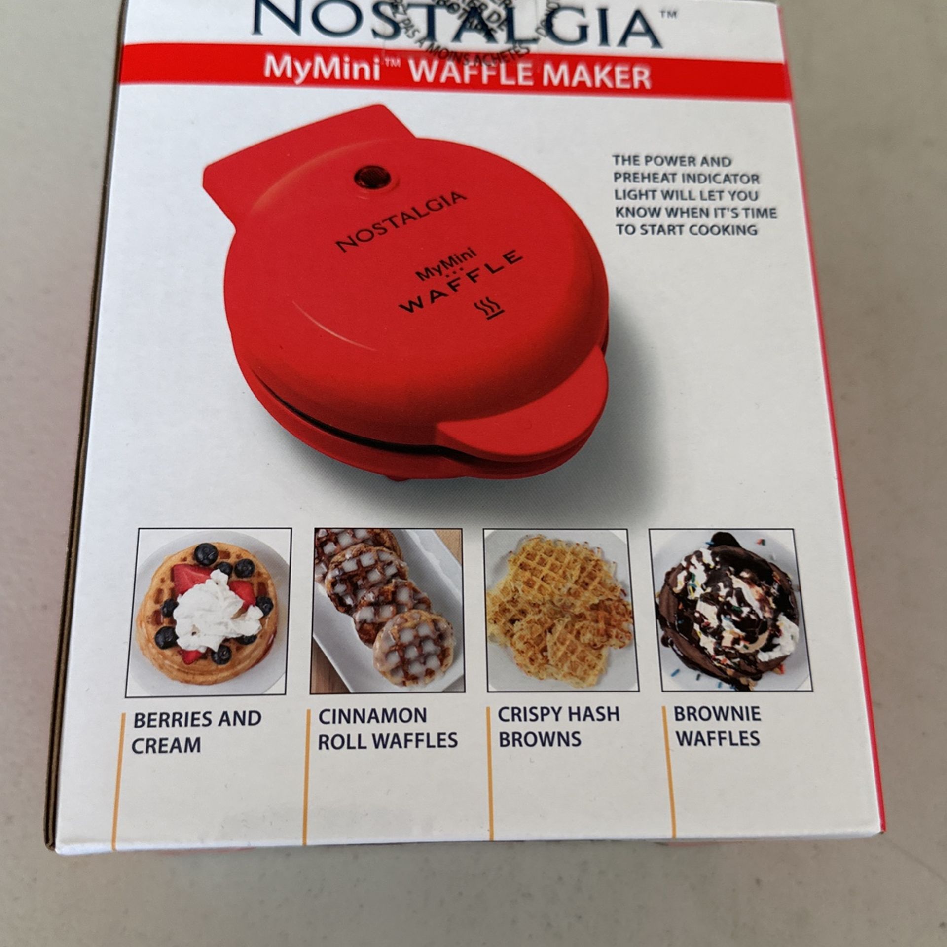 Nostalgia My mini Waffle Maker Brand New 