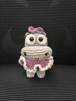 Crocheted Hippo