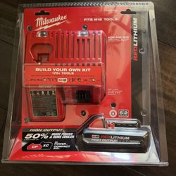 Milwaukee M18 RedLithium CP3.0 Battery & Charger Kit – Brand New