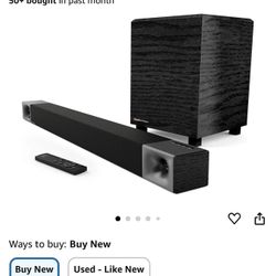 Klipsch Sound Bar + 8Inch Wireless Subwoofer