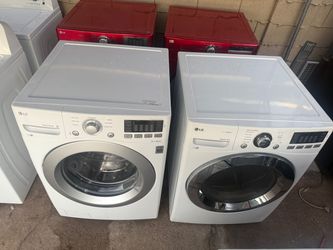 Lg washer and electric dryer Front Load Stackable 4.5&7.4