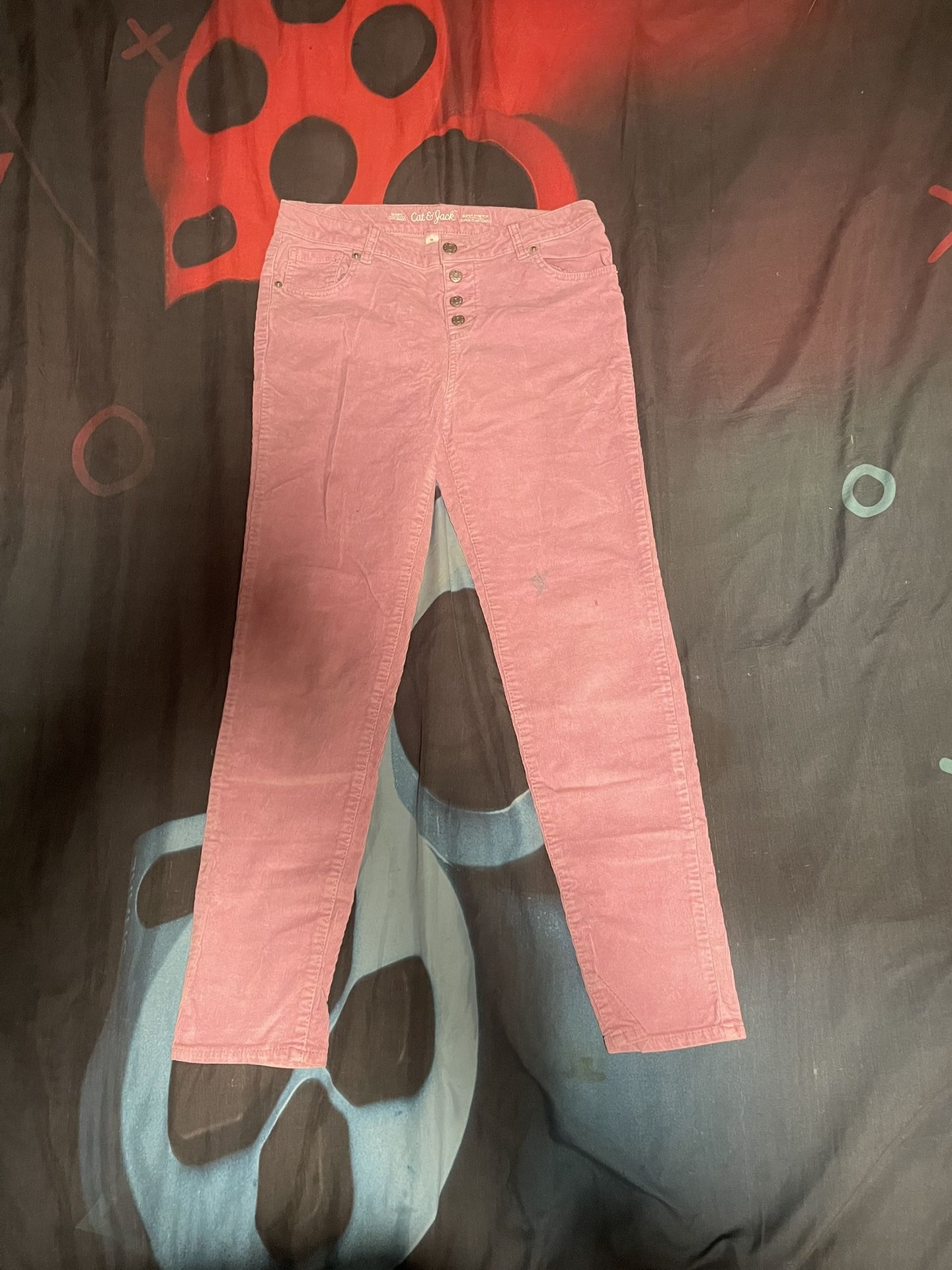  Kids Corduroy Stretchy Skinny Jeans Size 16