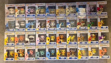 Funko Pokemon Lot of 70 - Includes Flocked, Shiny, Diamond Exclusives and More