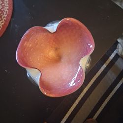 Vintage  Italian Glass Bowl Catchall