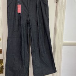 Flamingo women’s gray wide legs pants 2XL-New