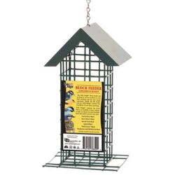 WILD DELIGHT BIRD GREEN METAL BIRD FEEDER