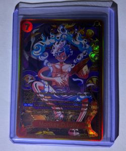 One Piece TCG Monkey D. Luffy Holo Card SP ST31-004