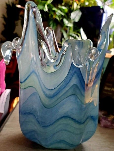 Vintage MURANO Hand-blown Vase.