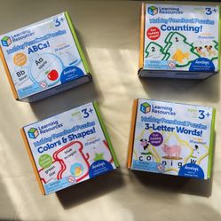 Learning Puzzles Shapes, Words, Colors, Counting, ABCs