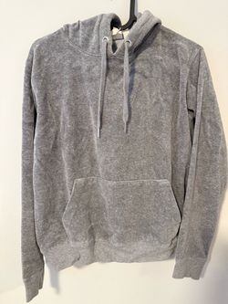 H&M Grey Fleece Hoodie (XS) – Soft & Cozy