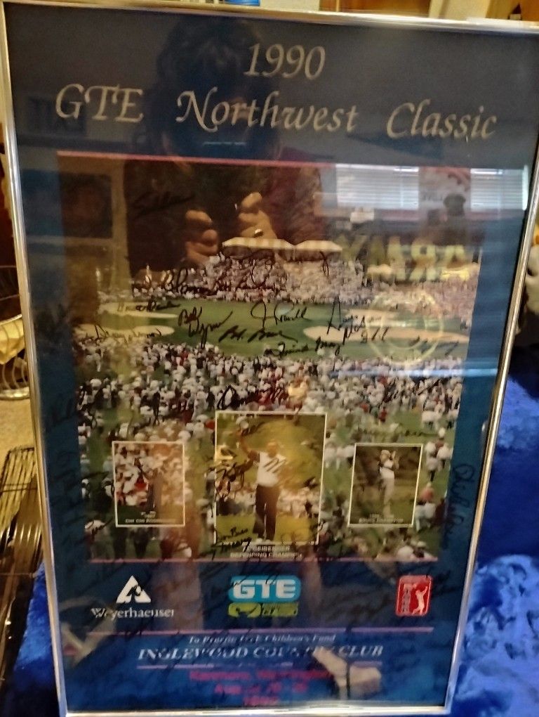 GTE NORTHWEST CLASSIC 20+ Signatures In Frame