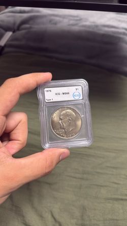 1976 Eisenhower Dollar ICG MS66 Type 1
