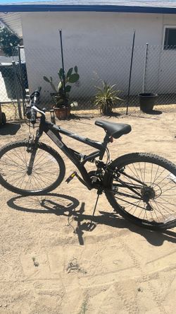 Hyper Aluminum Full Suspension Mountain Bike – 26” Wheels