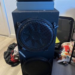 Kicker CompVX 12” Subwoofers w/ Amps – Like New, Serious Bass Setup