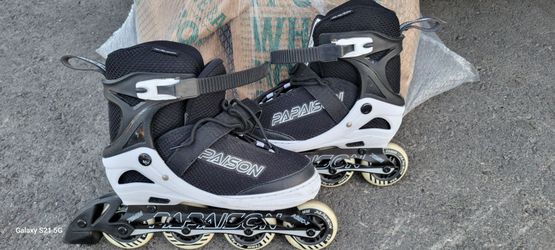 Papaison Inline Skates Black and White