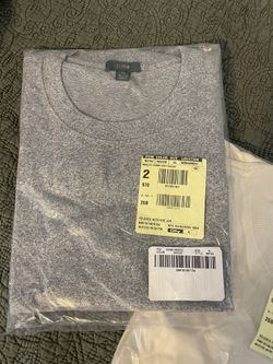 J Crew CL tshirt New Still In Bag Grey